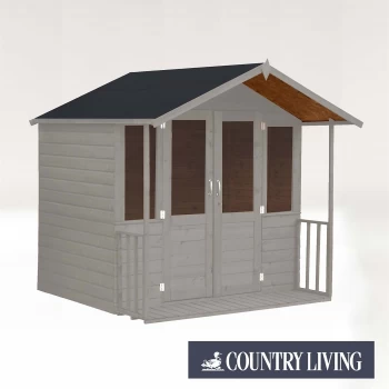 Image of Country Living Flintham 7 x 7 Traditional Summerhouse Painted + Installation - Thorpe Towers