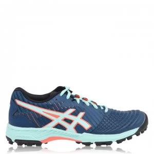 Image of Asics Field Ultimate FF Ladies Hockey Shoes - M Blue/Fres Ice