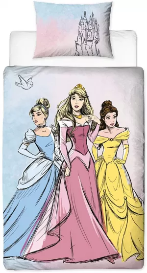 Image of Disney Princess Pastels Single Duvet Cover