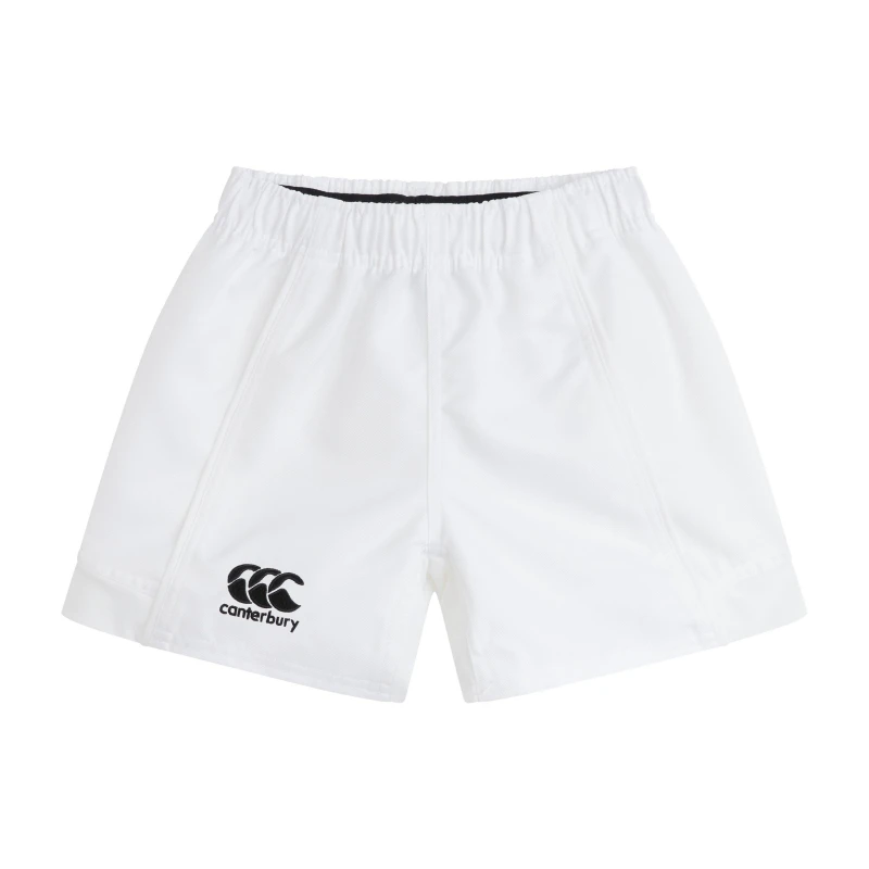 Image of Canterbury Shorts Juniors - White White 5 - 6 Years