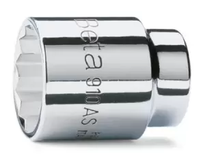 Image of Beta Tools 910AS 3/8" Square Drive Bi-Hex Imperial/AF Socket 7/8" 009100213