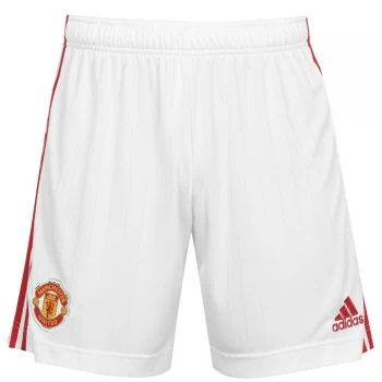 Image of adidas Manchester United Home Shorts 2021 2022 - White