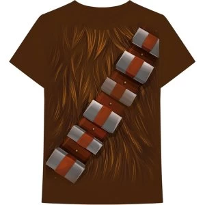 Image of Star Wars - Chewbacca Chest Mens Medium T-Shirt - Brown