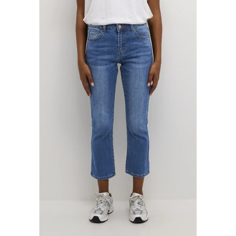 Image of Kaffe Womens cropped jeans KAFFE Sinem Bleu Female 38