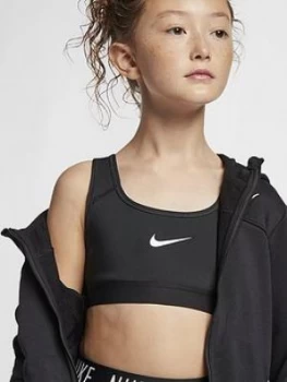Image of Nike Girls Classic Bra - Black Size M 10-12 Years, Women