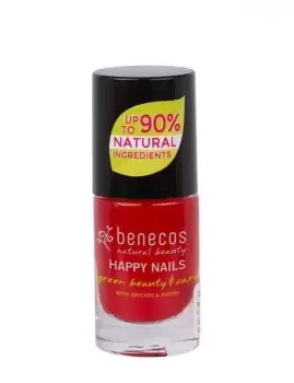 Image of Benecos Natural Nail Polish Vintage Red 5ml