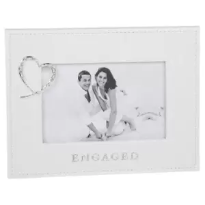 Image of Diamante Heart Engaged Frame 6x4