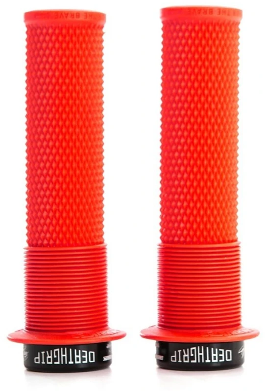 Image of DMR BRENDOG DeathGrip With Flange THICK Red - Cycles UK