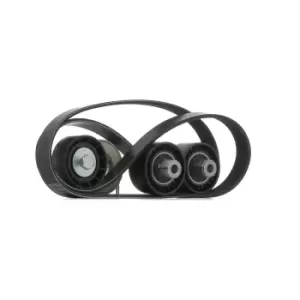 Image of DAYCO V-ribbed belt set FIAT,PEUGEOT,CITROEN KPV243 1611278080 Serpentine belt kit,Auxiliary belt kit,Poly V-belt kit,V-ribbed belt kit