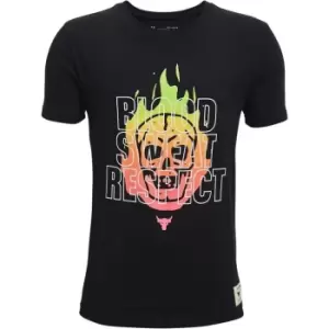 Image of Under Armour Project Rock BSR T Shirt Junior Boys - Black