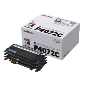 Image of Samsung Toner cartridge combo pack CLT P4072C CLT P4072CELS Original CMYK 1500 pages