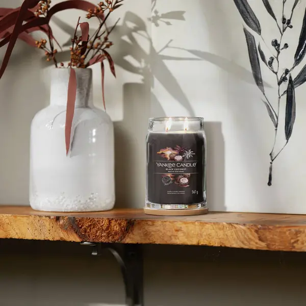 Image of Yankee Candle Black Coconut Scented Candle 567g