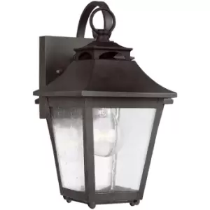 Image of Elstead Lighting - Elstead Feiss Galena Outdoor Wall Lantern Sable, IP44