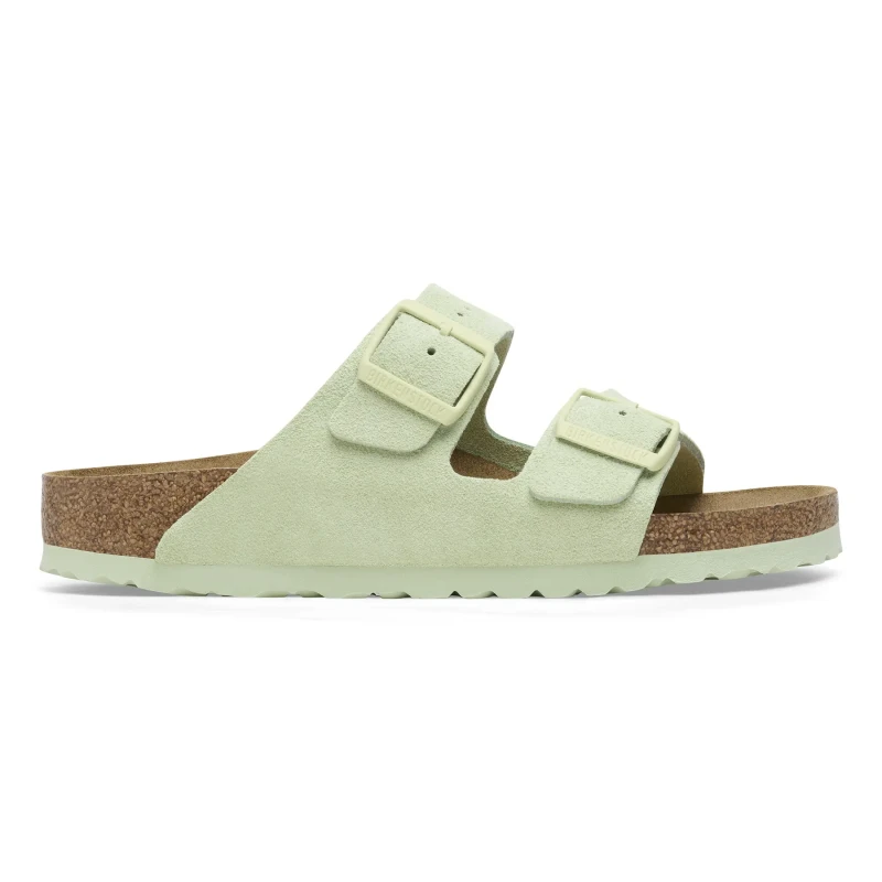 Image of Birkenstock Sandals Birkenstock Arizona Suede Leather Vert Unisex 36