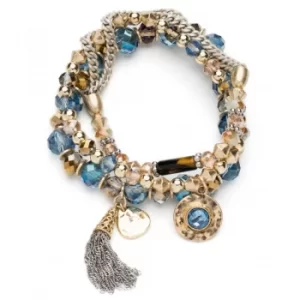 Image of Ladies Lonna And Lilly Gold Plated Set of 3 Bracelets