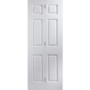 Image of 6 Panel Primed Woodgrain Door