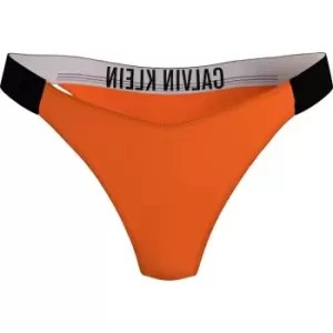 Image of Calvin Klein String Side Tie Cheeky Bikini Briefs - Orange