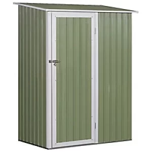 Image of OutSunny Garden Storage Shed 845-328YG Light Green 1860 x 1430 x 890 mm