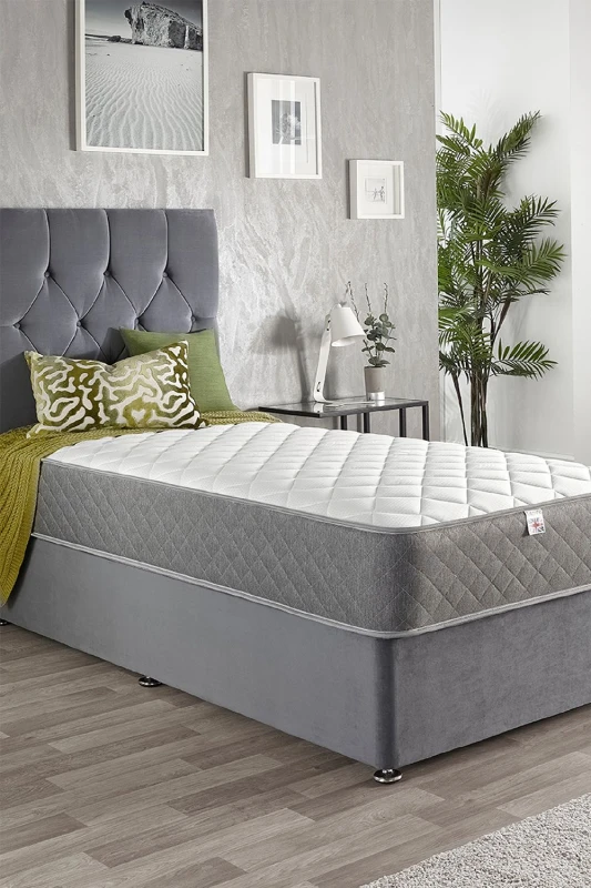 Image of Aspire Aspire 8Comfort Rolled Foam Free Bonnell Mattress in White Size: Double White Double Unisex 5057632166043