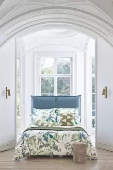 Image of 'Long Water Botanical' Egyptian Cotton Duvet Cover