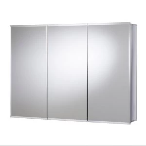 Image of Croydex Kennet Triple Door Tri-View Cabinet