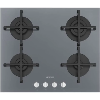 Image of SMEG Piano Design PV264S 60cm Gas Hob - Silver