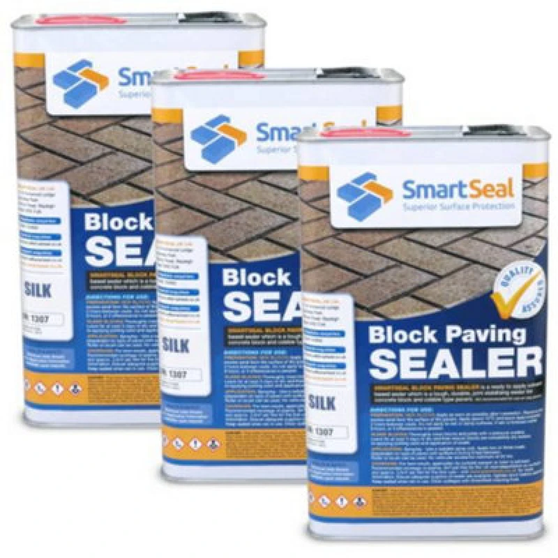 Image of SMARTSEAL Smartseal - Block Paving Sealer - Silk - 3 x 5L SM-BPS-SILK-3X5
