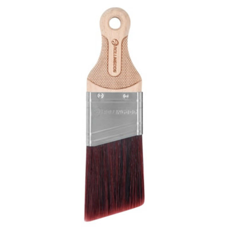 Image of Draper 08143 Rollingdog Doberman 8482 X1000 Series Short Handle Angled Paint Brush, 50mm