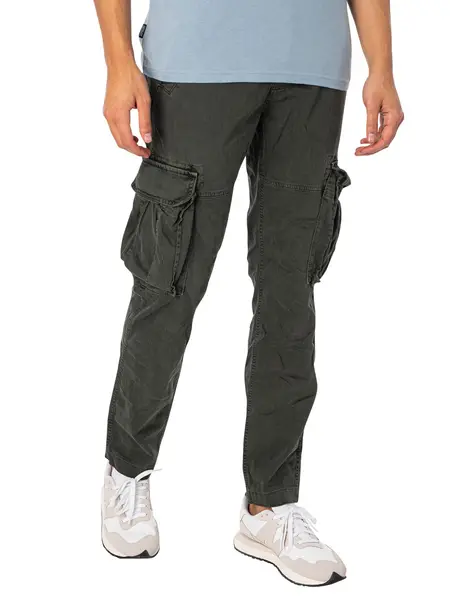 Image of Superdry Core Cargo Trousers Surplus Goods Olive Green 30W x 32L