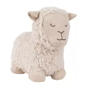 Image of Sheep Shearling Fleece Door Stop White