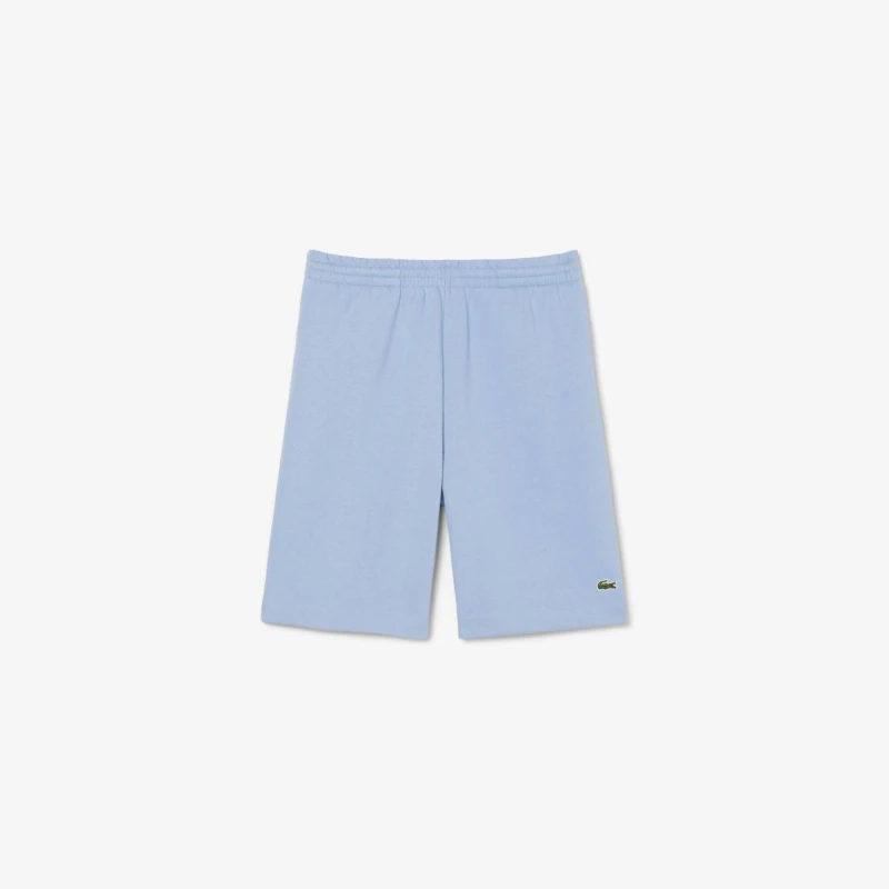 Image of Lacoste Mens Basic Fleece Shorts Blue AEY male 2XL