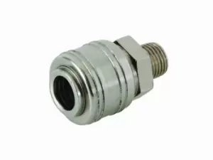 Image of Silverline 237552 Euro Air Line Male Thread Quick Coupler 1/4" BSP