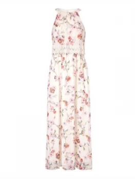 Image of Adrianna Papell Bonita Oasis Halter Maxi Dress Multi Bright