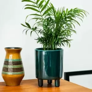 Image of Ivyline Pisa Emerald Planter - H24Cm X D20Cm