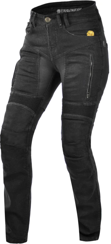Image of Trilobite 2461 Parado Monolayer Slim Fit Ladies Jeans Long Black Size 32