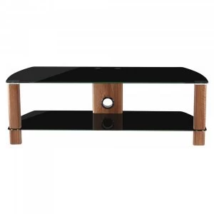 Image of ADCE1200 Century 1200 Glass TV stand - Black