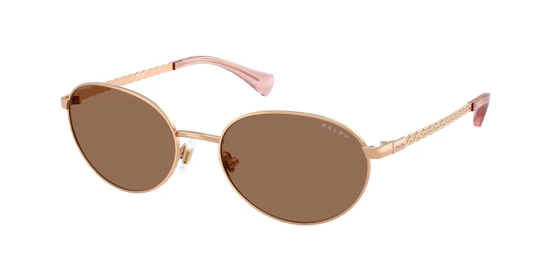 Image of Ralph 0Ra4148 Oval Sunglasses - Gold Gold WUF71 Female