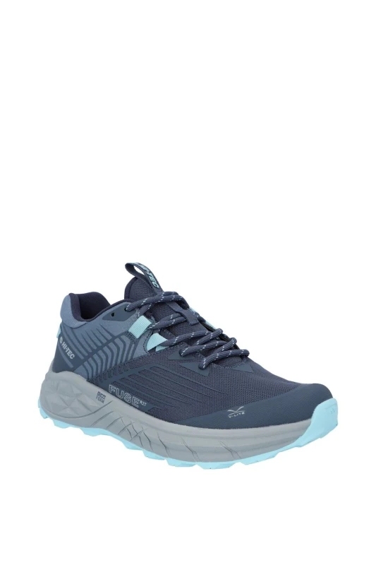 Image of Hi-Tec Womens Fuse Trail Low Trainers in Blue Size: 4 Blue Female 4