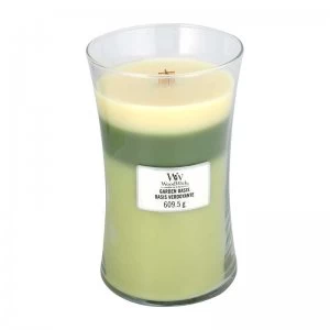Image of WoodWick Trilogy Garden Oasis Large Jar Candle 609.5g