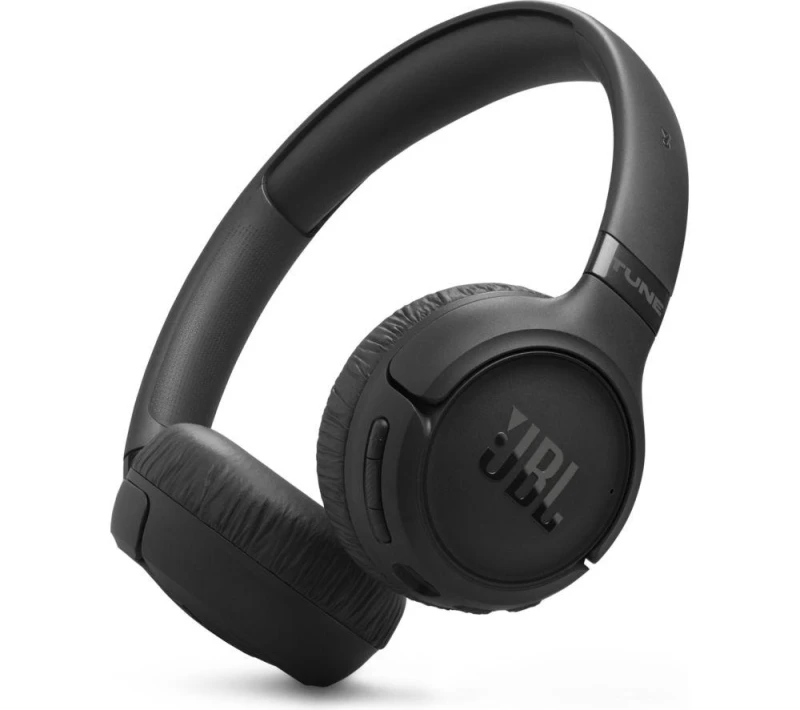 Image of JBL Tune 680NC Wireless Bluetooth Noise Cancelling Headphones - Black 1200130030444