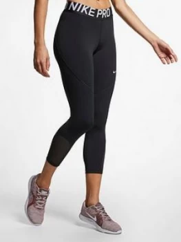 Image of Nike Training Pro Crop Legging - Black
