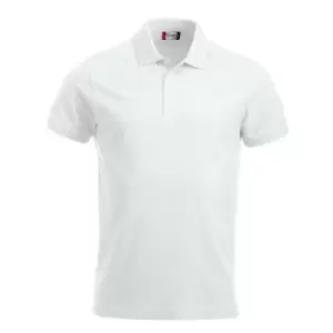 Image of Clique Mens Classic Lincoln Polo Shirt (S) (White)
