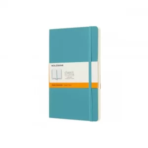 Image of Moleskine Soft Cover Classic Notebook Large Ruled, Light Blue