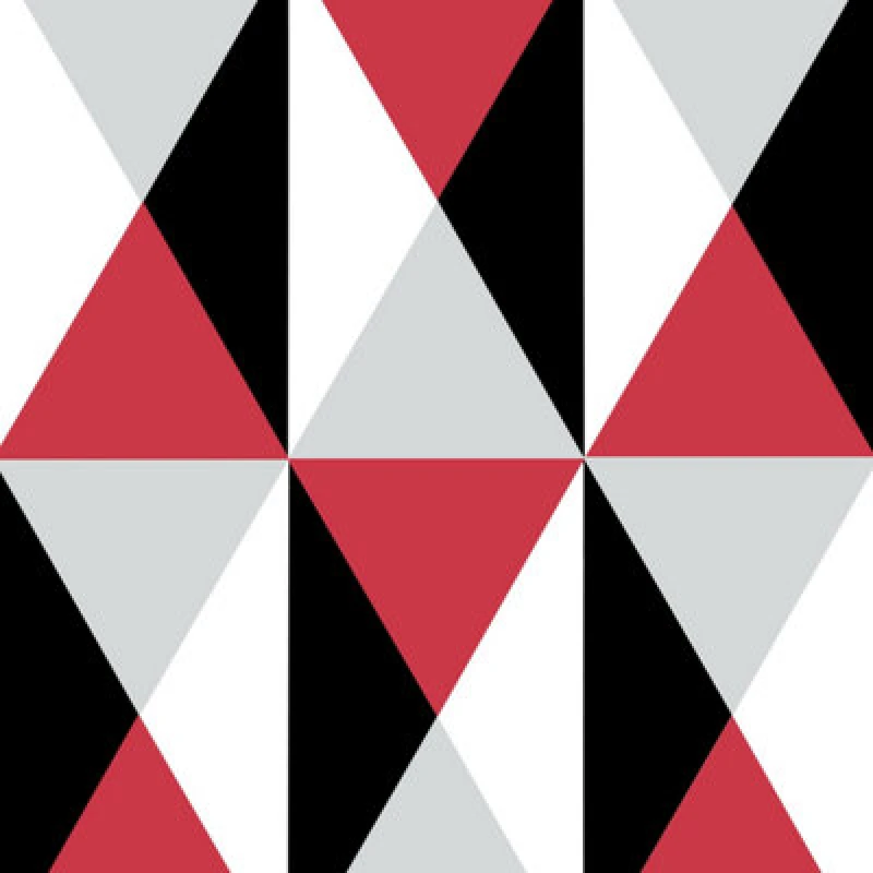 Image of Yes-Online Diamond Red Wallpaper Geometric Triangles Retro Burgundy Black Grey Textured