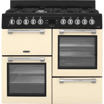 Image of Leisure Cookmaster 100 CK100F232C 100cm Dual Fuel Range Cooker - Cream - A/A Rated