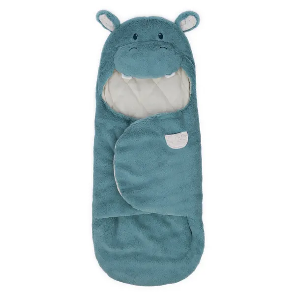 Image of Baby GUND Baby GUND Oh So Snuggly Blanket Wrap Hippo
