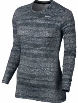 Image of Nike Golf Uv Crew Golf Baselayer Black White