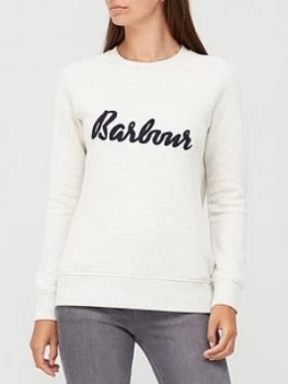 Image of Barbour Otterburn Overlayer Crew Sweat - Grey Marl