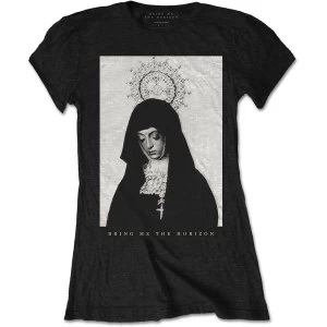 Image of Bring Me The Horizon - Nun Womens X-Large T-Shirt - Black