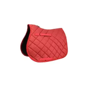 Image of HY Equestrian Equestrian Glitzy HyWither Saddle Pad - Red